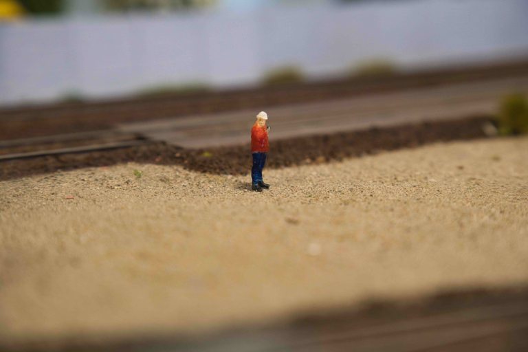 Figurine contremaître échelle HO Rail Forge Models haute définition